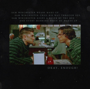 Supernatural Dean / Sam Quotes