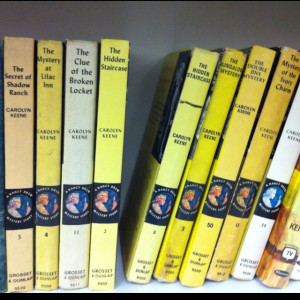Old school nancy drew books. I never owned any, but made many a trip ...