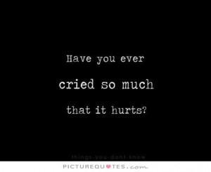 Crying Quotes
