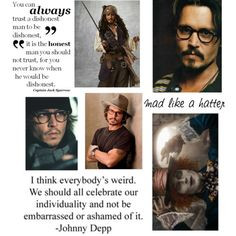 jack sparrow quote and johnny depp quote be dishonest and weird p