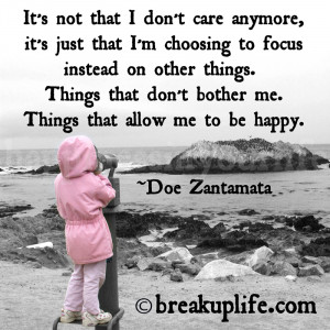 ... anymore, it's just that I'm choosing to focus instead on other things