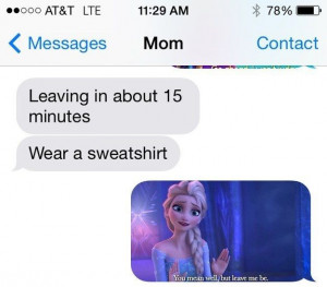 Some girl (some chick, somewhere) decided to use screencaps of Frozen ...