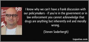why we can't have a frank discussion with our policymakers - if you ...