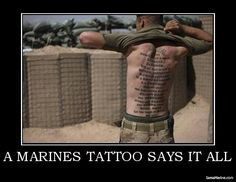 USMC, trained, pushed & tested..., In SWEAT..., In BLOOD..., 'Till all ...