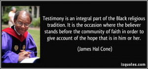 More James Hal Cone Quotes