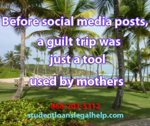 ... guilt trip was just a tool used by mothers