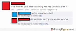 Funny Bank Teller Flirting-with-bank-teller- ...