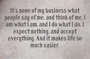 It's none of my business #Quote