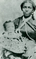 Mary Silvina with infant W.E.B. Du Bois, ca. 1868