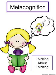Metacognition Poster: Girl from WingedOne on TeachersNotebook.com - (3 ...