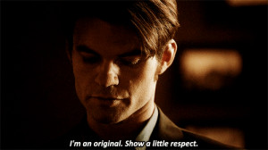 Show Elijah the respect he deserves …watch The Originals tonight!!