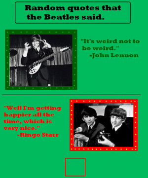 Beatles Quotes...