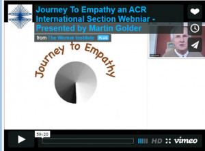 Journey To Empathy an Association for Conflict Resolution (ACR ...