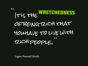 Quote about being rich