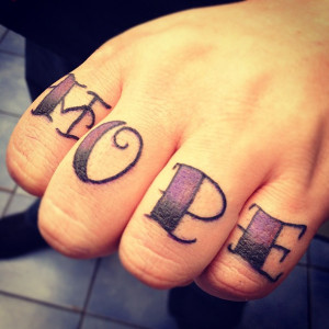 Hope Tattoo On Hand | Download