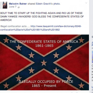 ... Official Refuses To Resign over Pro-Confederate, Racist Facebook Posts
