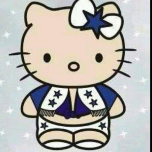 Dallas Cowboys Kitty Cheerleader