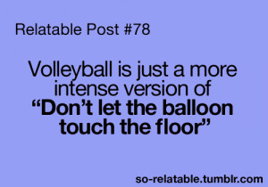 funny lol true volleyball funny graphics relatable balloon