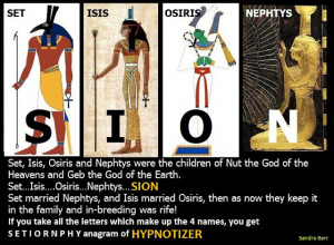 The 4 primary Egyptian deities were Set, Isis, Osiris and Nephthys ...