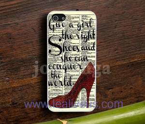 Home Page Phone Case iPod Case marilyn monroe shoes quote Phone Case