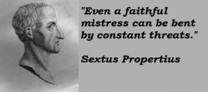 Sextus propertius famous quotes 1