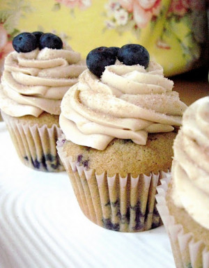 Lauren Conrad's Favorite Blueberry Pancake Cupcake