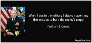 William J. Crowe Quote