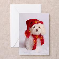 Unique Maltese dog christmas Greeting Cards (Pk of 10)