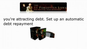 You’re Attracting Debt Set Up An Automatic Debt Repayment