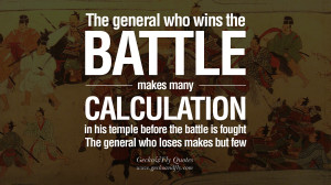 The Art Of War Quotes If you are far from the enemy,