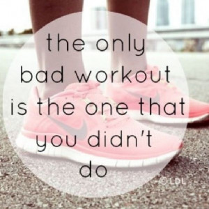 Healthy and fit Quote Workout Sport