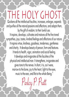 LDS Holy Ghost Clip Art