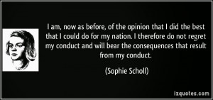Sophie Scholl’s words to the People’s Court