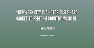 New York City is a notoriously hard market to perform country music in ...