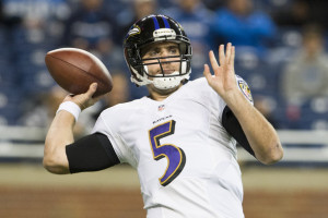 Joe Flacco The Baltimore Ravens Warms Prior