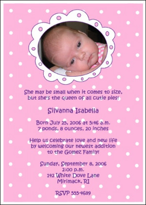 Welcome Home Baby Girl Photo Invite Cards areBecoming Very Popular!