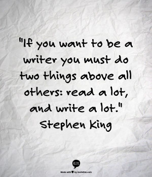 Stephen King is the master of capturing his audience and using concise ...