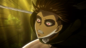 Levis charge 500x281 Animate turns Attack on Titans Levi into a cute ...