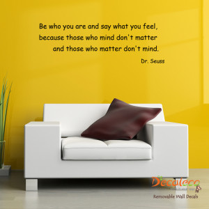 Home » Quotes / Lettering » Be Who You Are Dr. Seuss Quote