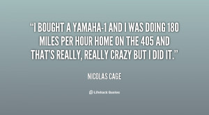 Nicolas Cage Quotes