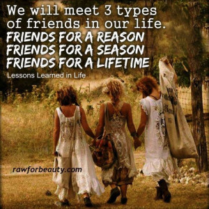 types of friends raw for beauty