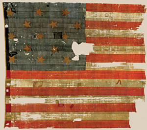 The original Star-Spangled Banner, the flag that inspired Francis ...