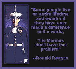 Ronald Reagan Quote Marine Corps