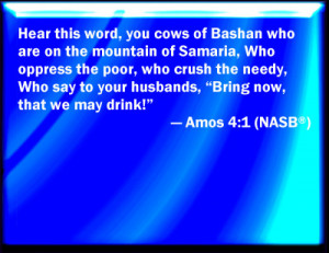 Amos 4:1 Bible Verse Slides