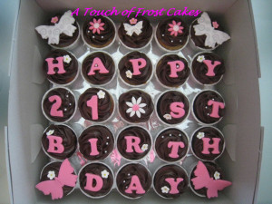 Showing Gallery For Happy 21st Birthday Cupcakes