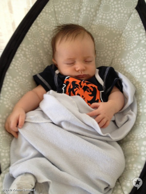 He's so excited about this win he can't contain himself.