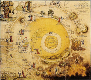 Plan of the road from the City of Destruction to the Celestial City ...