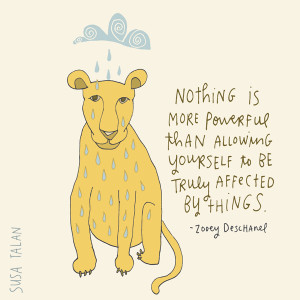 Truly affected. Grateful for moments when I can be porous to life ...