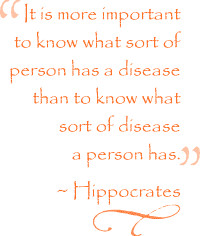 Just want to share these quotes from Hippocrates first...