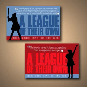 League Of Their Own Movie Quote Poster by ManCaveSportsSigns, $24.00